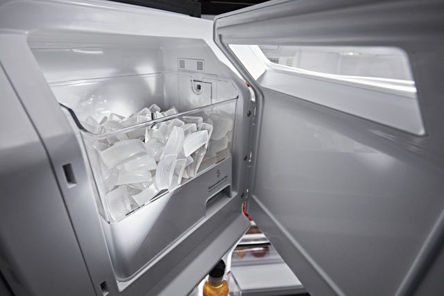 KitchenAid® 26.8 Cu. Ft. Black Stainless Steel with PrintShield™ Finish French Door Refrigerator-KRFF507HBS-3