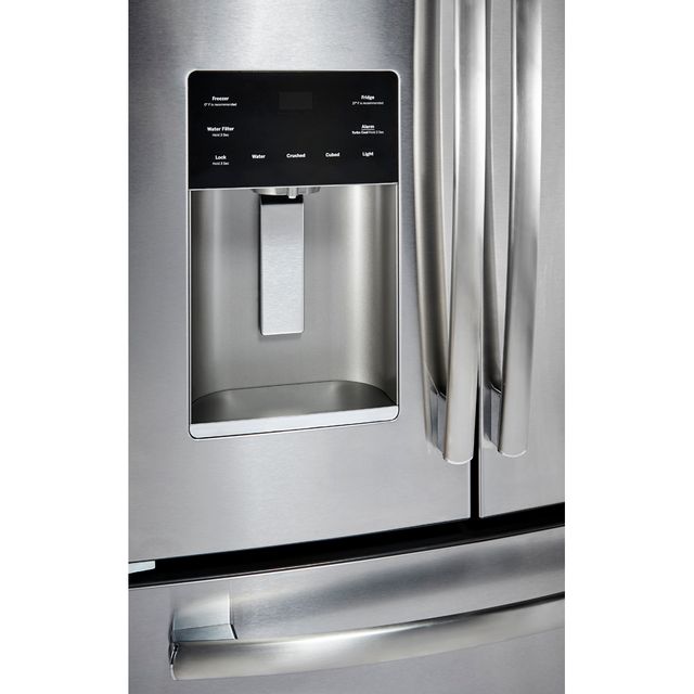 GE Profile™ 17.5 Cu. Ft. Stainless Steel Counter Depth French Door Refrigerator 3