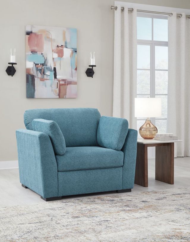 Signature Design by Ashley® Keerwick Teal Oversized Chair | Colder's ...