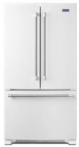 Maytag 22.0 Cu. Ft. French Door Refrigerator-White 0