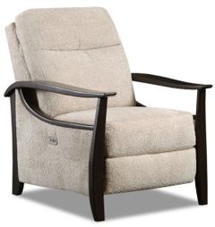 Southern Motion™ Crave Alpaca Rocking Power Headrest Hi-Leg Recliner Chair