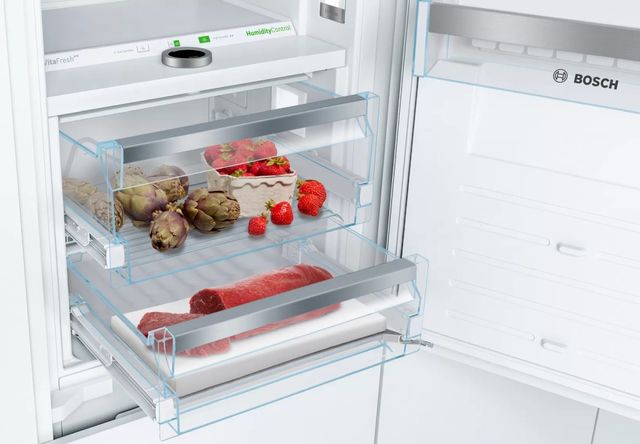 Bosch® 800 Series 8.3 Cu. Ft. Custom Panel Built In Bottom Freezer Refrigerator-1
