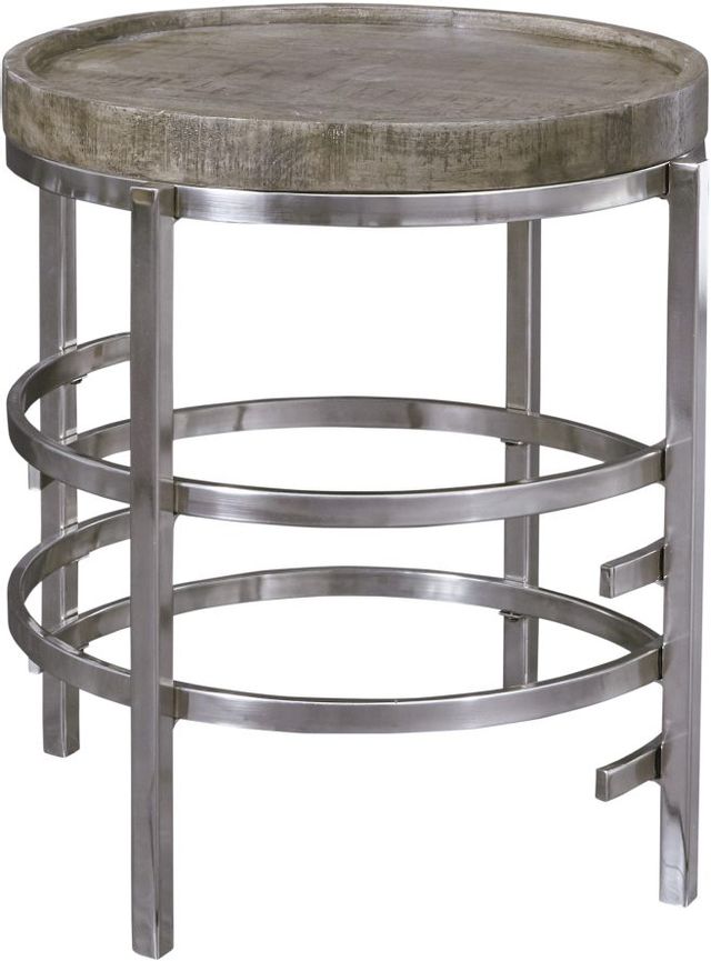 Signature Design by Ashley® Zinelli Gray Round End Table 0