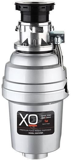 XO 1 HP Batch Feed Stainless Steel Garbage Disposer
