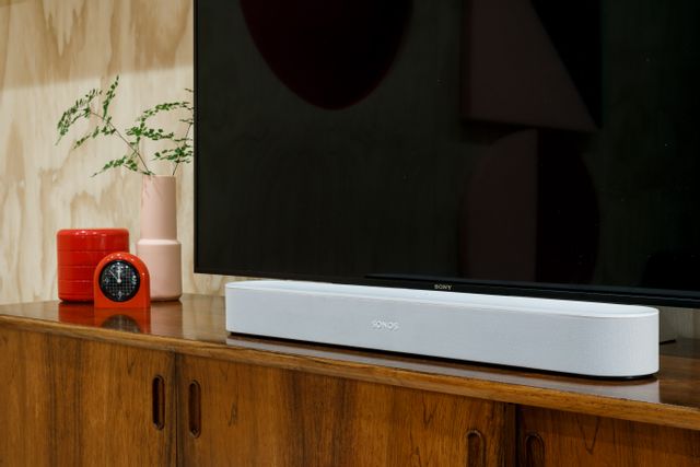 Sonos® Two Room Beam/Sonos One White Soundbar System 9
