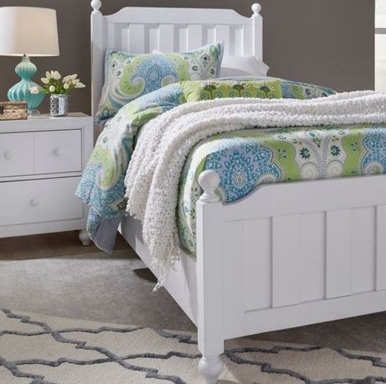 Liberty Cottage View White Youth Full Panel Headboard & Footboard 6
