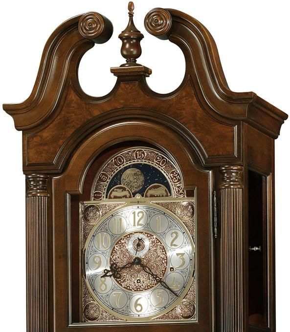 Howard Miller® Wellston Cherry Bordeaux Grandfather Clock 1