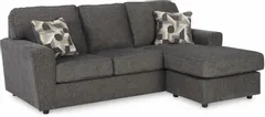Signature Design by Ashley® Cascilla Gray Upholstered Sofa Chaise