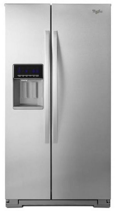 Whirlpool® 26.0 Cu. Ft. Side-By-Side Refrigerator-Monochromatic Stainless Steel