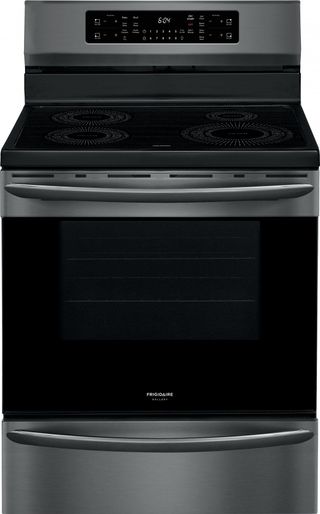 Frigidaire Gallery® 30" Black Stainless Steel Freestanding Induction Range with Air Fry