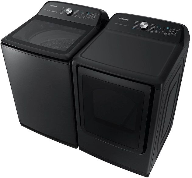 Samsung 7.4 Cu. Ft. Brushed Black Electric Dryer [Scratch & Dent] 7