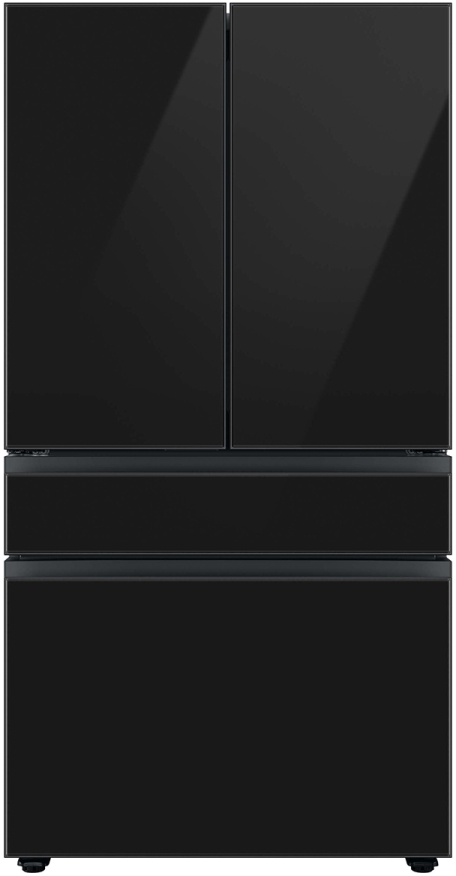 Bespoke Series 36 Inch Smart Freestanding Counter Depth 4 Door French Door Refrigerator with 22.9 Total Capacity with Charcoal Panels