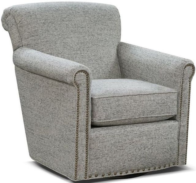 England Furniture Jakson Swivel Chair with Nails