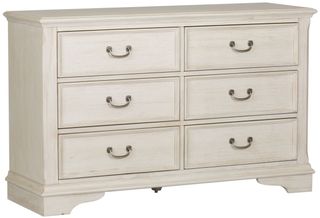 Liberty Furniture Bayside Antique White Youth Bedroom 6 Drawer Dresser