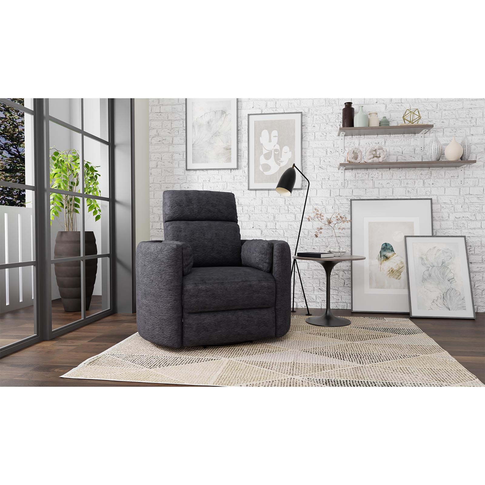 parker living radius power swivel glider recliner