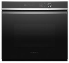 Fisher & Paykel Series 7 30" Black Contemporary Single Electric Wall Oven