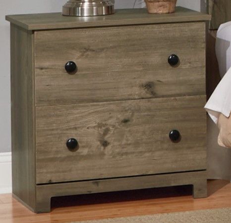 Perdue Woodworks Riverbend Weathered Gray Ash Nightstand