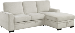 Homelegance® Morelia 2-Piece Beige Sectional Sofa Set