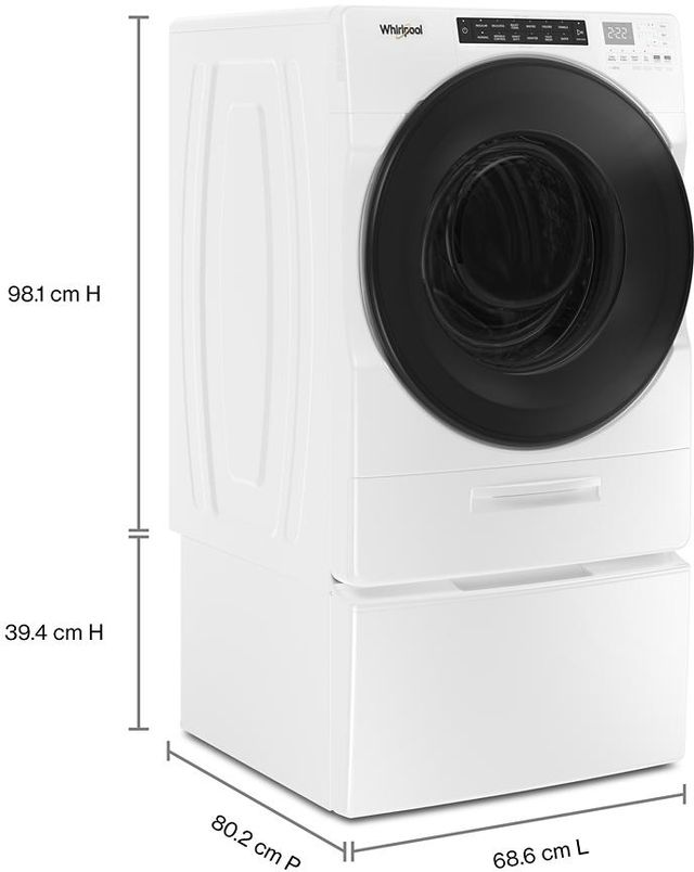 Whirlpool® 4.5 Cu. Ft. White Washer Dryer Combo 8