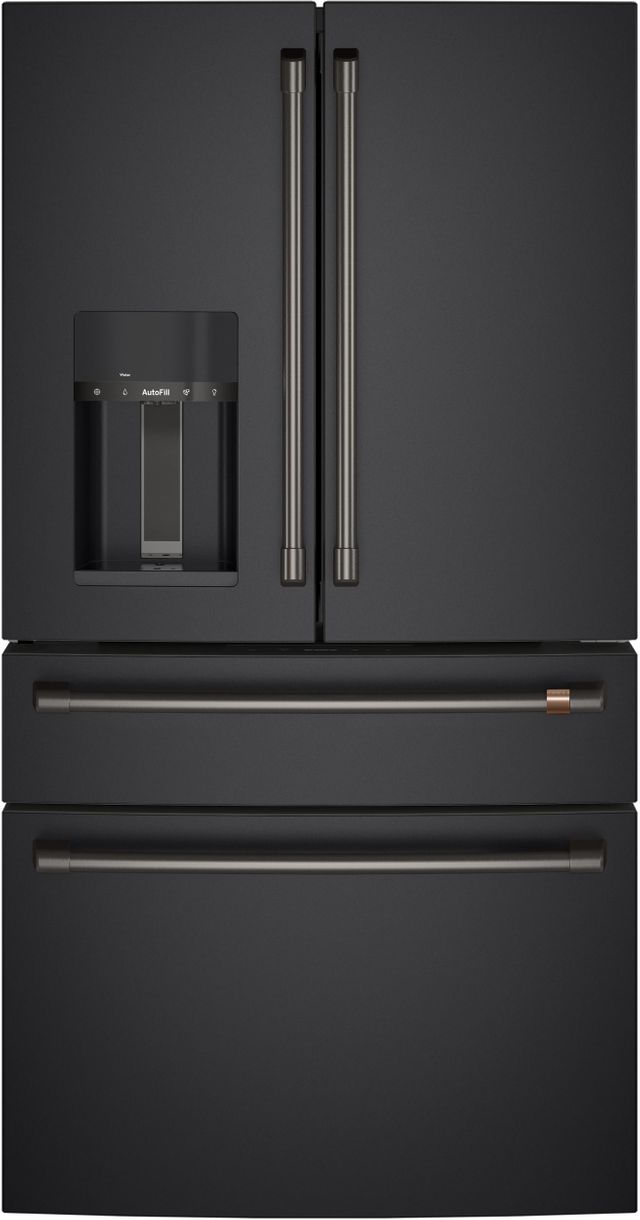 Café™ Brushed Black Refrigeration Handle Kit-1