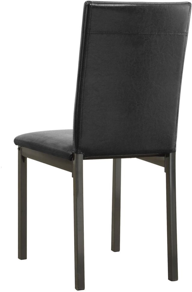 Coaster® Garza Set of 2 Black Upholstered Dining Chairs-1
