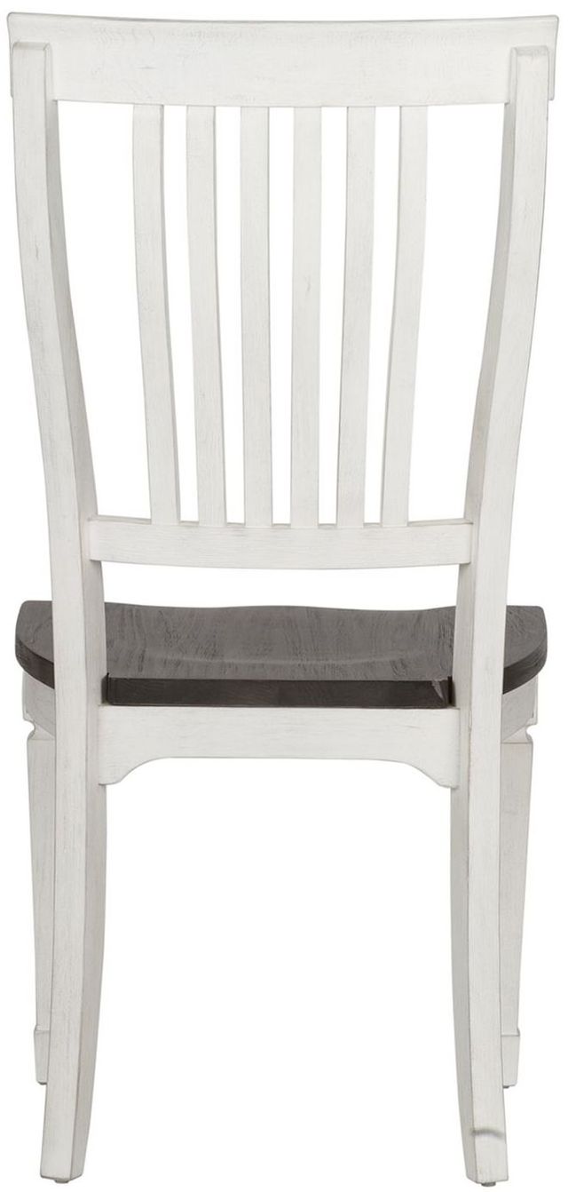Liberty Furniture Allyson Park Two-Tone Slat Back Side Chair 3