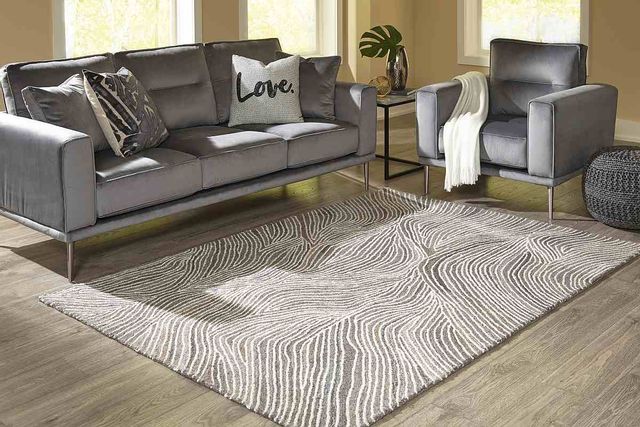 Signature Design by Ashley® Wysleigh Ivory/Brown/Gray Large Rug 1