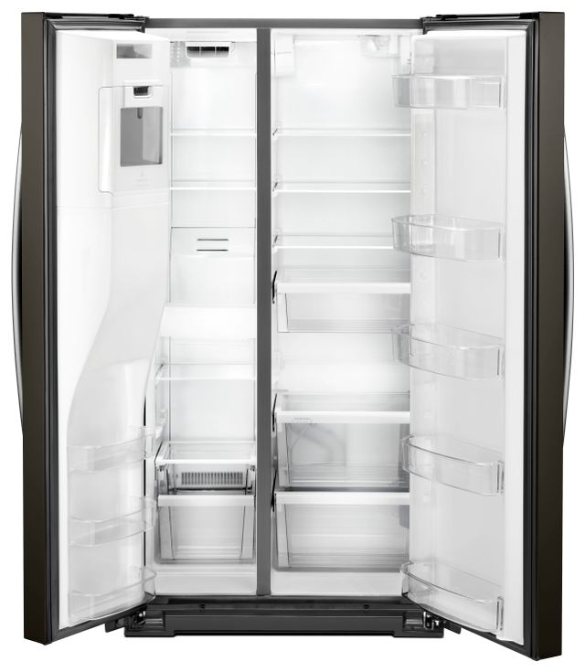 Whirlpool® 20.29 Cu. Ft. Counter Depth Side-By-Side Refrigerator-Fingerprint Resistant Black Stainless 6