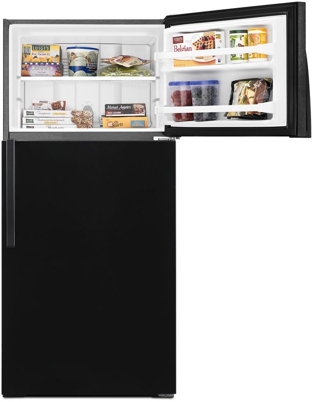 Whirlpool® 14.3 Cu. Ft. Black Top Freezer Refrigerator 5