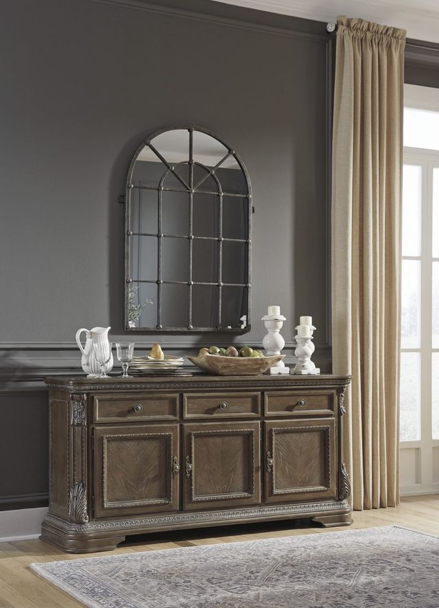 Signature Design by Ashley® Charmond Brown Dining Room Buffet-4