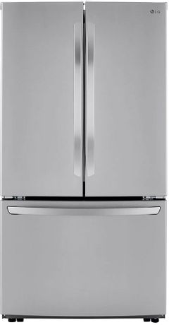 LG 29 Cu. Ft. PrintProof™ Stainless Steel Smart French Door Refrigerator 