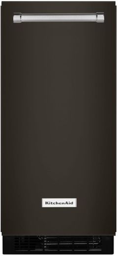 KitchenAid® 15" Black Stainless Steel with PrintShield™ Finish Automatic Ice Maker