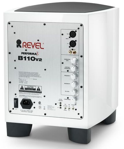 Revel® B110v2 White 10” 1000W Powered Subwoofer 3