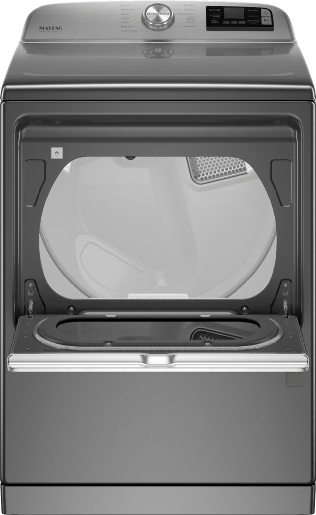 Maytag® 7.4 Cu. Ft. Metallic Slate Front Load Gas Dryer 3