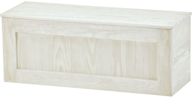 Crate Designs™ Storm Wood Lacquer Top Storage Bench 4