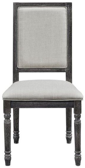 Progressive® Furniture Muse 2-Pieces Linen/Weathered Pepper Chair Set-1