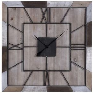 Crestview Collection Anytime Black/Taupe Clock