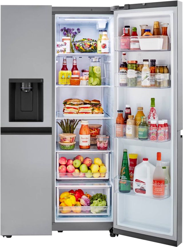 LG 23.0 Cu. Ft. PrintProof™ Finish Stainless Steel Counter Depth Side By Side Refrigerator 8