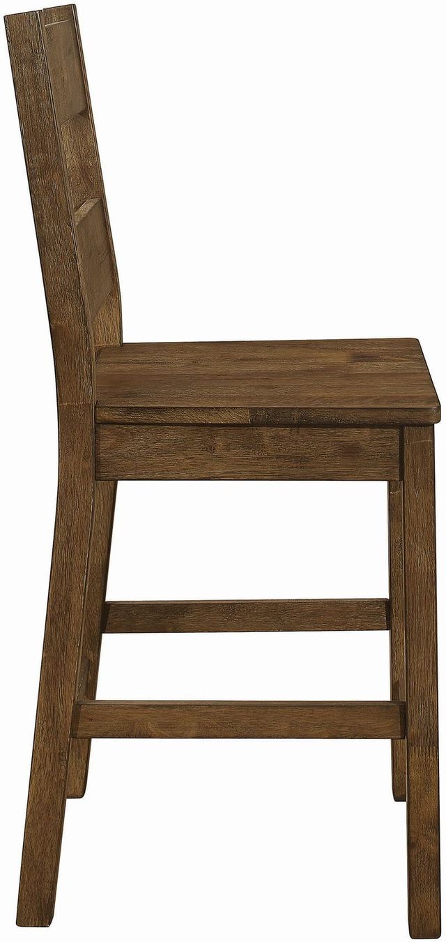 Coaster® Coleman Set of 2 Rustic Golden Brown Counter Height Stools