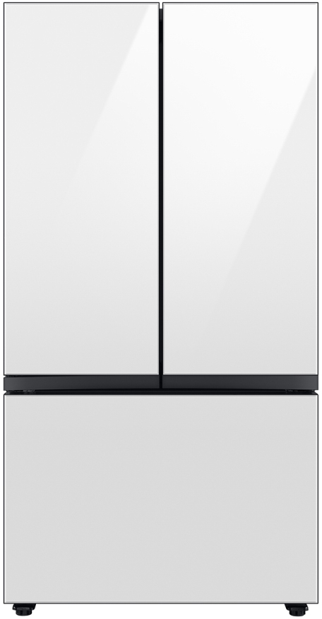 White glass outlet refrigerator