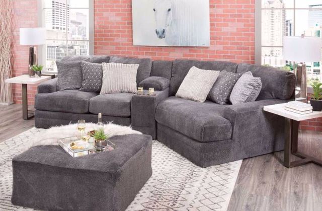 Jackson Furniture Mammoth 3-Piece Smoke Sectional Sofa 3