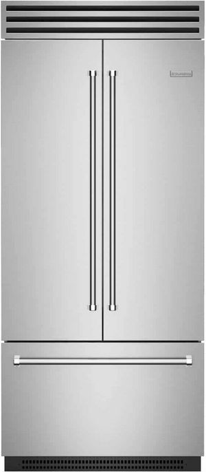 BlueStar® 36 in. 22.2 Cu. Ft. Color Match Built In Counter Depth French Door Refrigerator