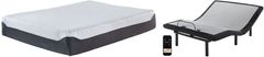 Sierra Sleep® by Ashley® Chime Elite Model Good Memory Foam Plush King Mattress and Adjustable Base Set
