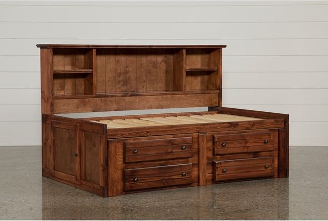 Trendwood Inc. Sedona Cocoa Lacquered Twin Cheyenne Bed-1