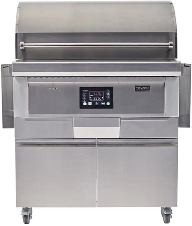 Coyote 36" Stainless Steel Free Standing Pellet Grill 0