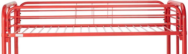 Donco Trading Company Hot Pink Twin/Twin Metal Bunk Bed-1