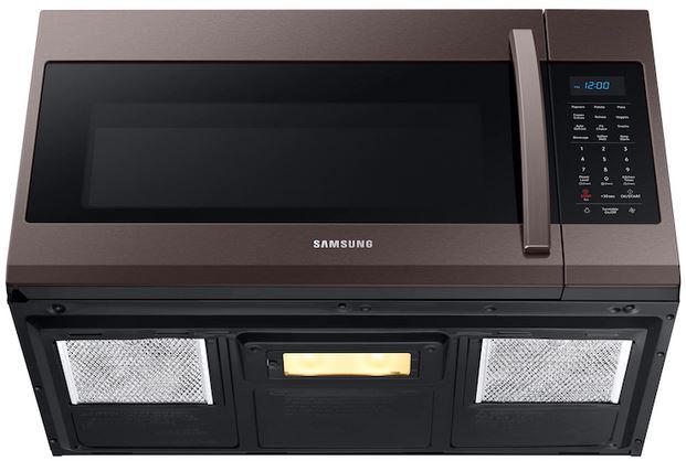 Samsung 1.9 Cu. Ft. Fingerprint Resistant Tuscan Stainless Steel Over The Range Microwave 4
