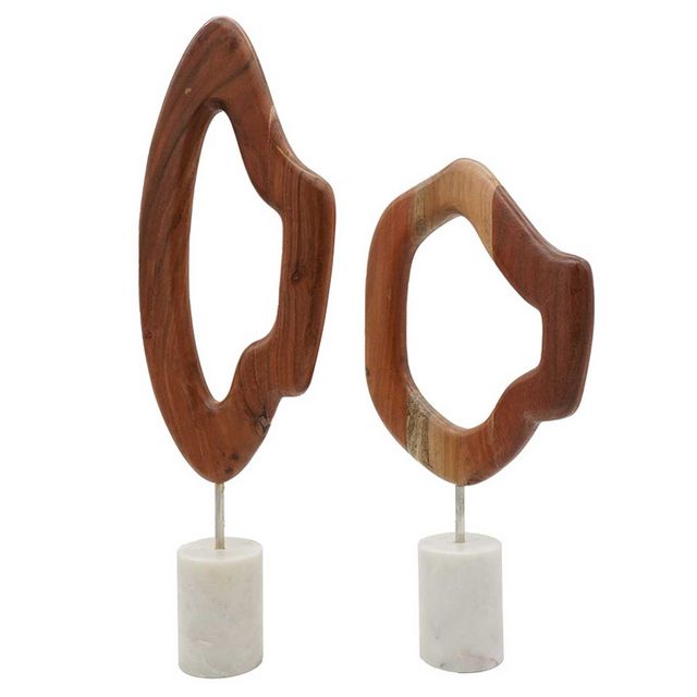 A & B Home Wood And Marble Statuary-0