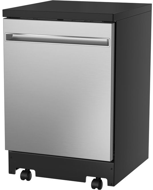 GE 24" Stainless Steel Portable Dishwasher 3