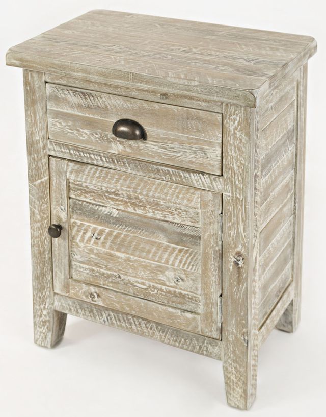 Jofran Inc. Artisan's Craft Washed Gray Accent Table-3